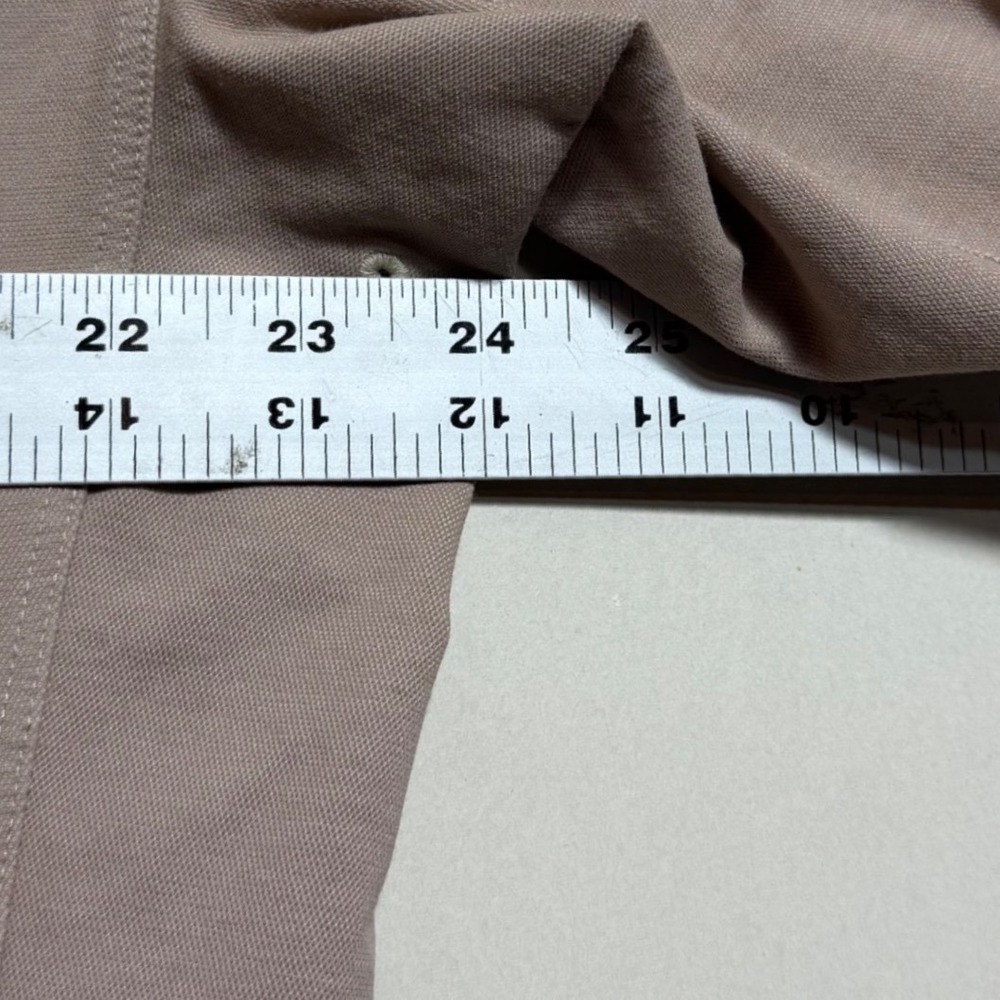 Lululemon Commission Long Sleeve Shirt Tan Taupe Button Down Mens XXL - Picture 3 of 4